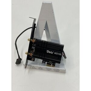 Ubit AX210S WiFi 6E PCIe Card 5400Mbps Bluetooth 5.2‎